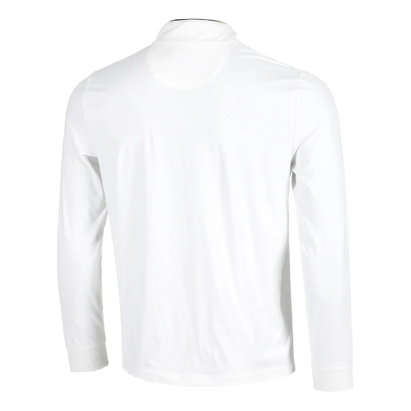 1/4 Zip Technical Trainingsjacke Herren-Weiß