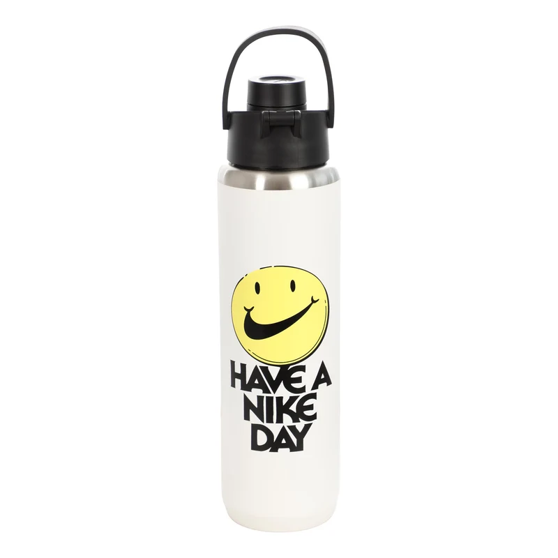 Nike Recharge 24oz/709ml Graphic Trinkflasche - weiß, schwarz