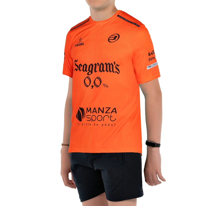 BULLPADEL MESIA JR Naranja PAQUITO NAVARRO (Camiseta)
