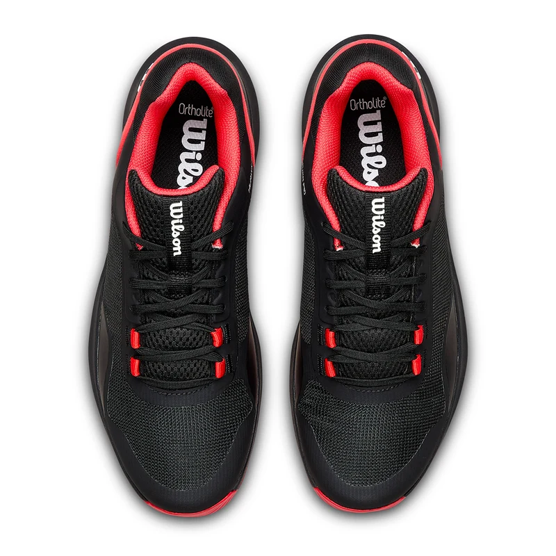 Wilson Men's Hurakn Pro V2 Padel Shoes Black/Red