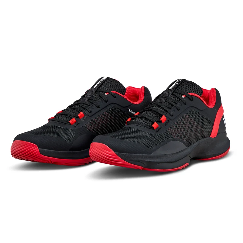 Wilson Men's Hurakn Pro V2 Padel Shoes Black/Red
