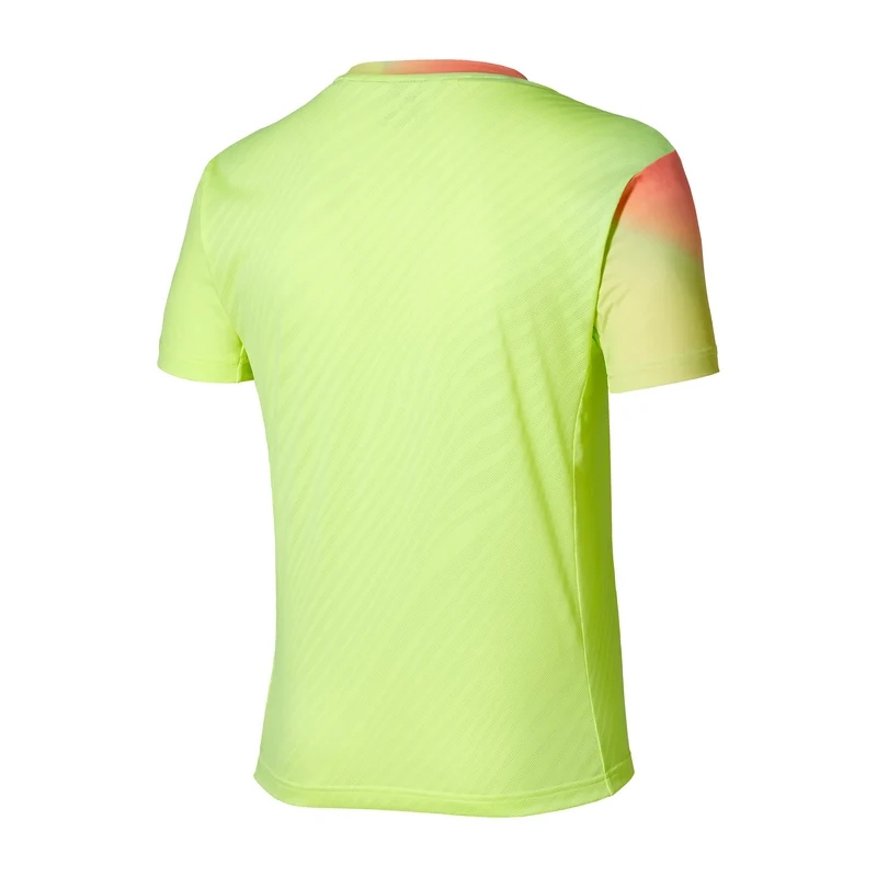 Graphic T-Shirt Herren - limette, koralle