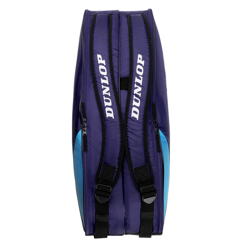 Dunlop FX Club 6 Racket Bag Violet/Black/Cyan