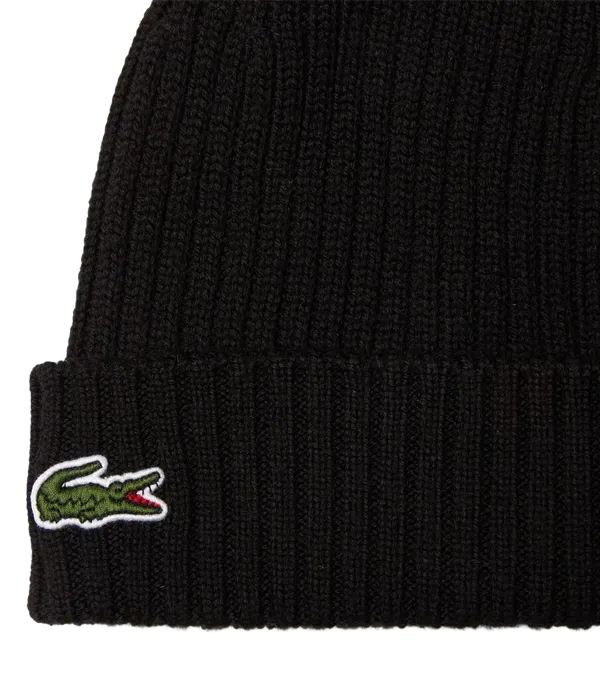 Gorro Lacoste Negro