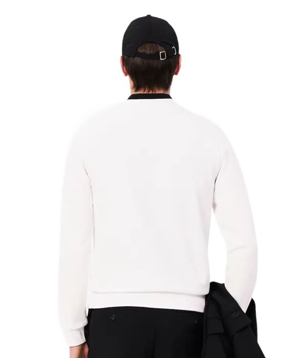 Sudadera Lacoste Blanca 2025