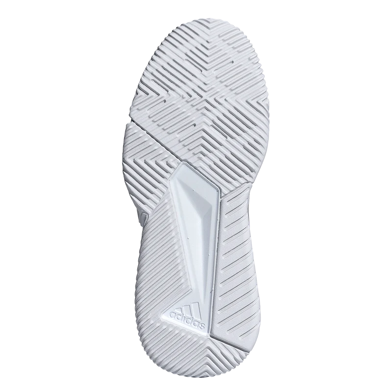 Adidas Women's Courtquick Padel Shoes White Metallic Silver