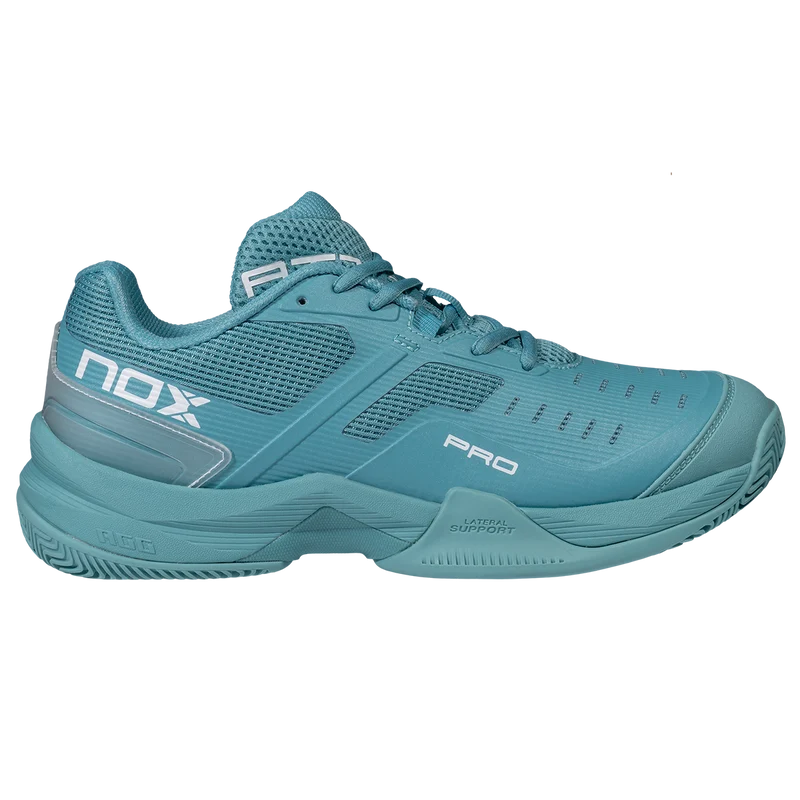Nox Men's AT10 Pro Padel Shoes 26 Turquoise White