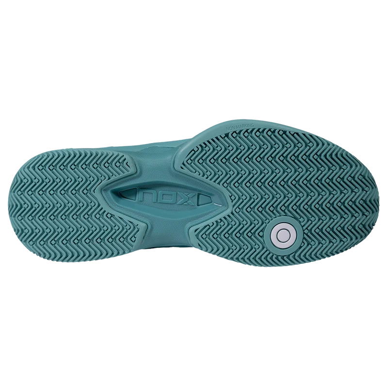 Nox Men's AT10 Pro Padel Shoes 26 Turquoise White