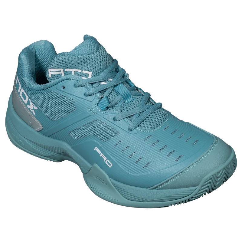 Nox Men's AT10 Pro Padel Shoes 26 Turquoise White