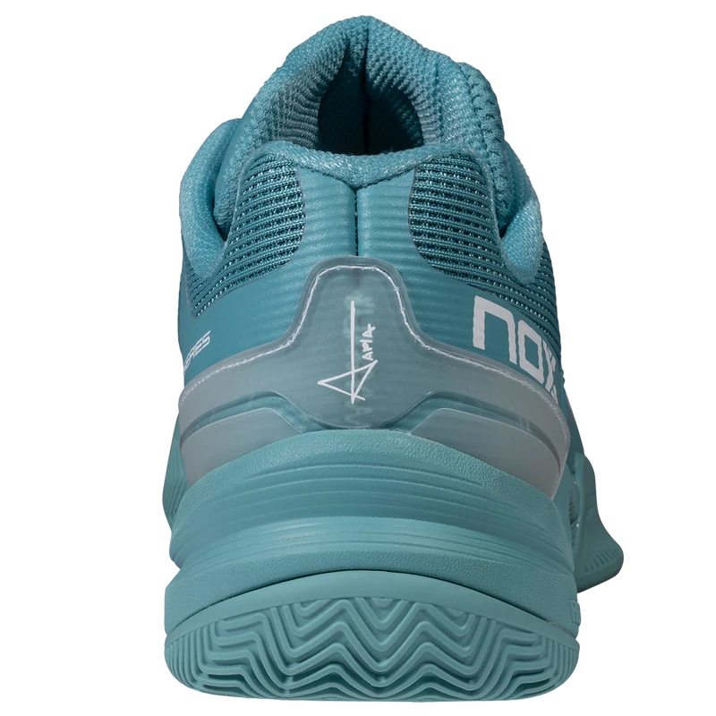 Nox Men's AT10 Pro Padel Shoes 26 Turquoise White