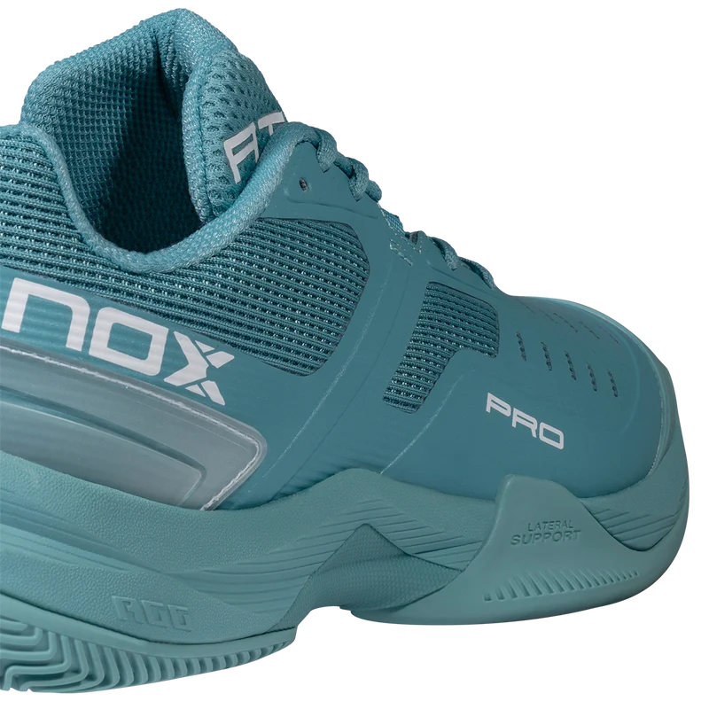 Nox Men's AT10 Pro Padel Shoes 26 Turquoise White