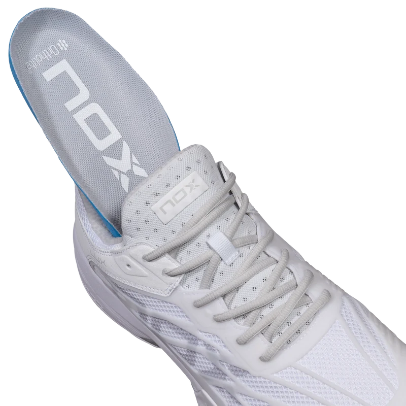 Nox Men's AT10 Lux Padel Shoes 26 White Grey
