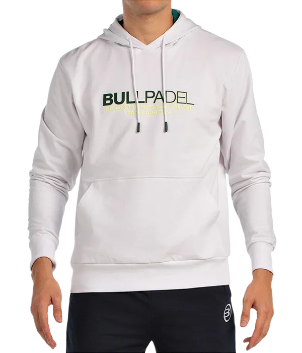 Sudadera Bullpadel Boyen Blanco