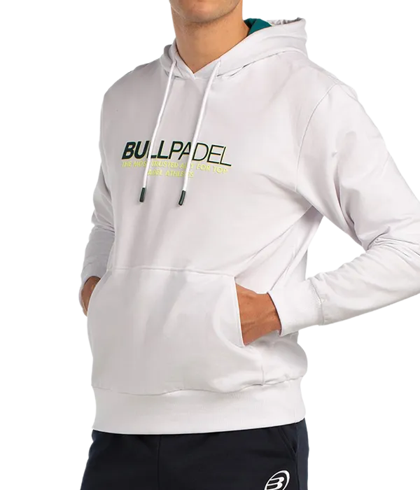 Sudadera Bullpadel Boyen Blanco