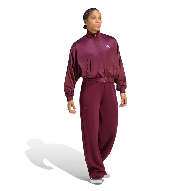 Cover Trainingsjacke Damen - weinrot