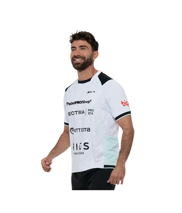 Camiseta Siux Electra Stupa Oficial Blanca 2025