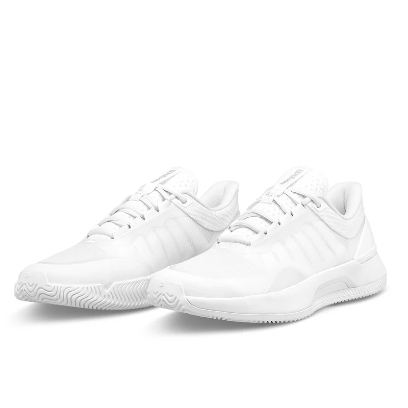 Wilson Women's Intrigue Tour Tennis Shoes White Silver