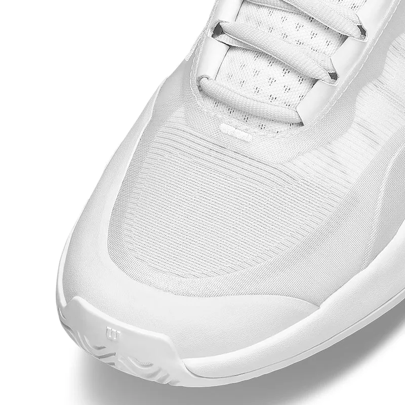 Wilson Women's Intrigue Tour Tennis Shoes White Silver
