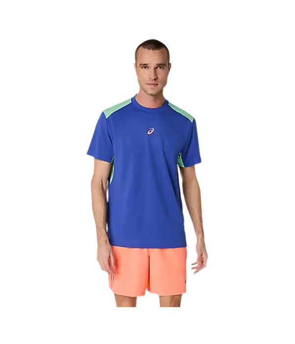 Camiseta Asics Padel Court SS Dark Cobalt/Menthol 2025