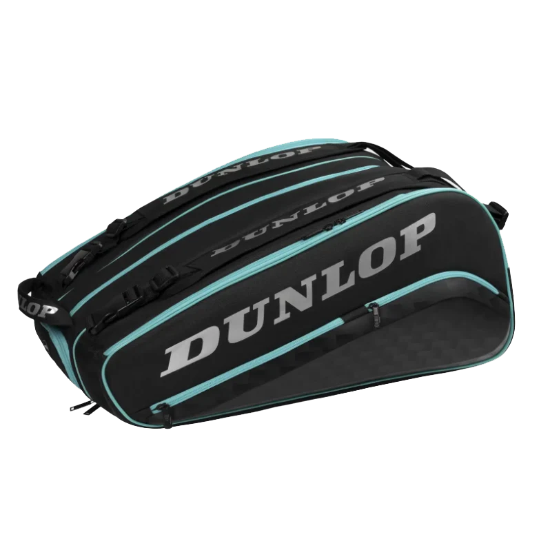 Dunlop Elite Padel Bag Black/Petrol Green