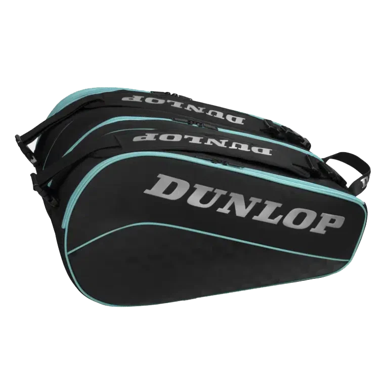 Dunlop Elite Padel Bag Black/Petrol Green