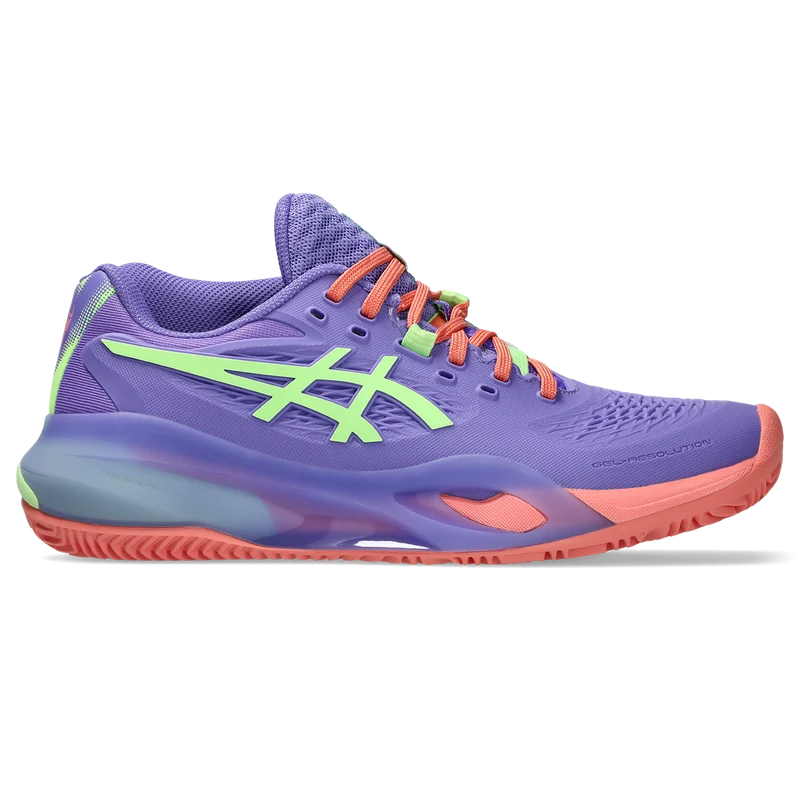 Asics Women's Gel Resolution X Padel Shoe Amethyst/Illuminate Green
