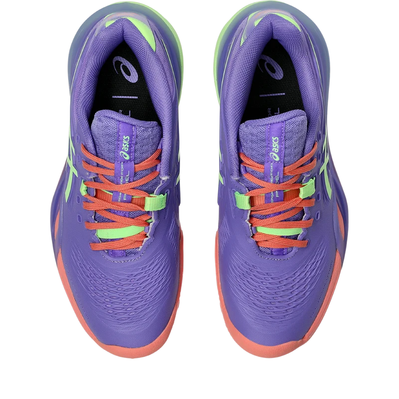 Asics Women's Gel Resolution X Padel Shoe Amethyst/Illuminate Green
