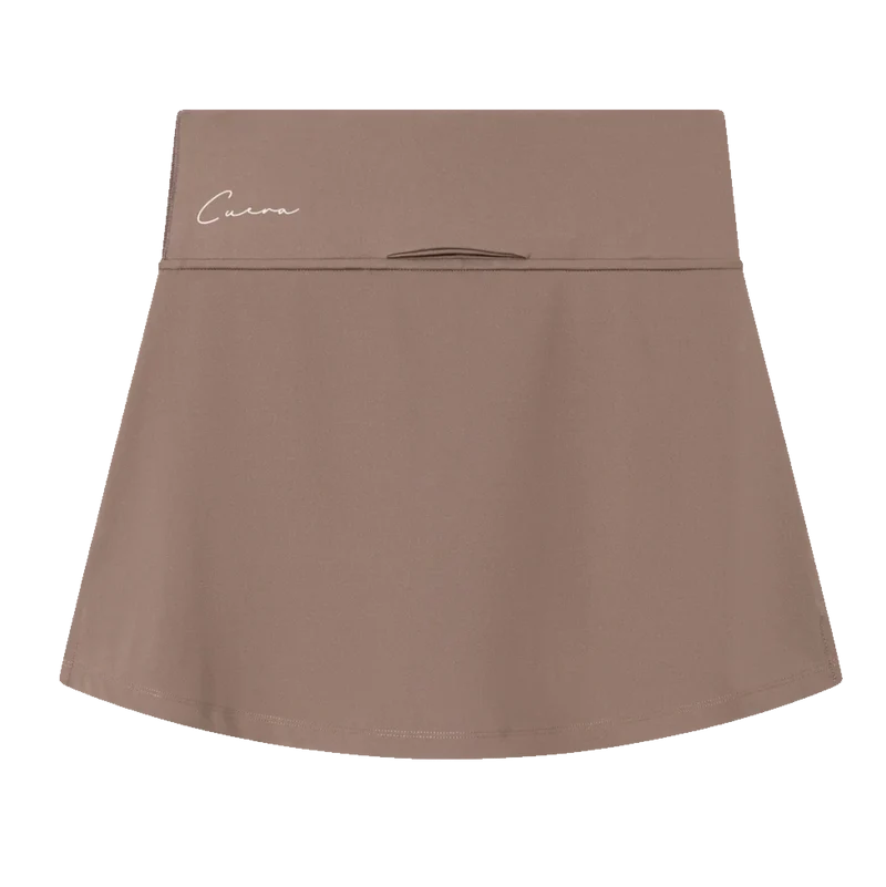 Cuera Women's On Court 2 In 1 Skirt Walnut