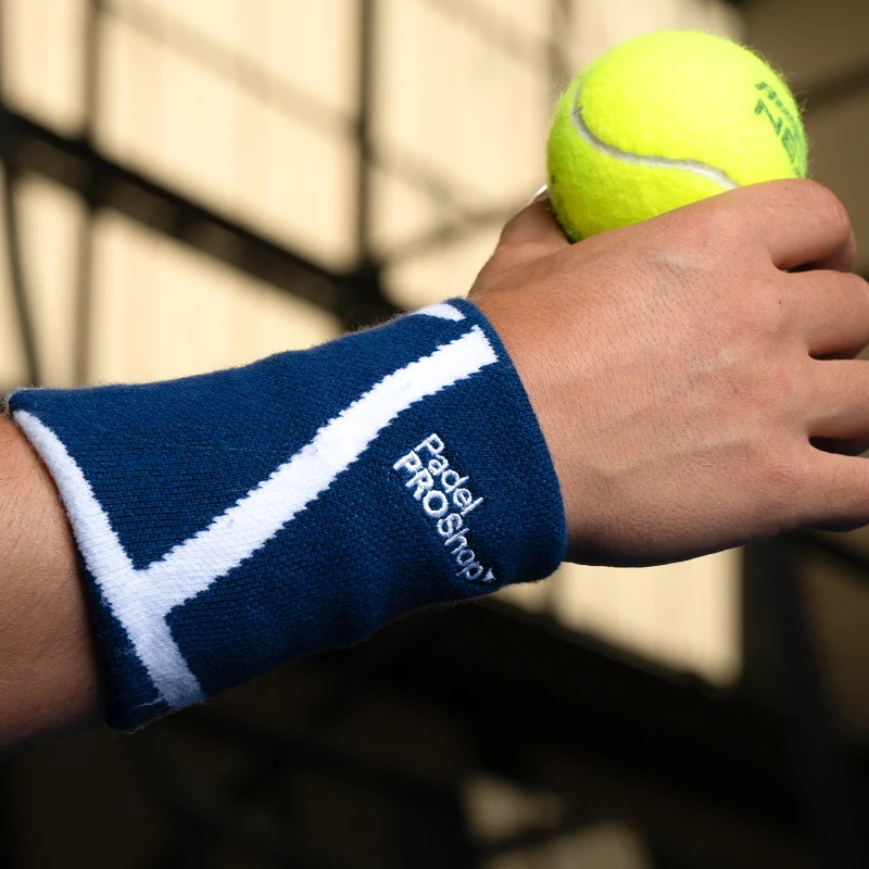 Muñequera Larga PadelPROShop Court Azul Marino Promo