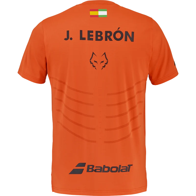 Babolat Men's Replica Lebron Tee Red Orange