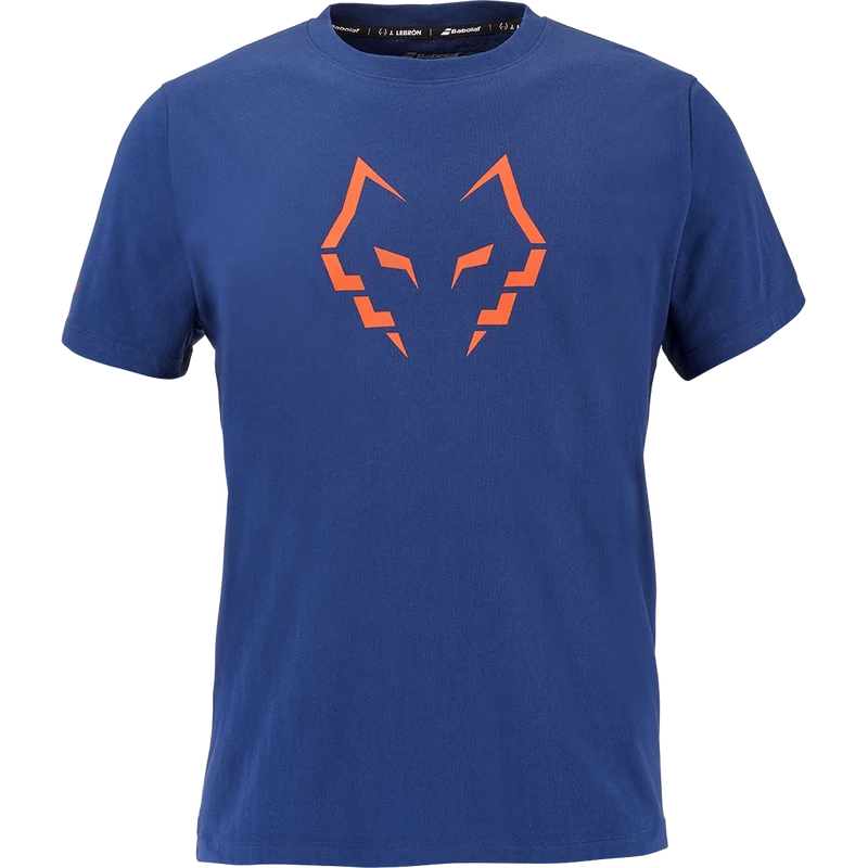 Babolat Men's Cotton Tee Lebron Blue Depths