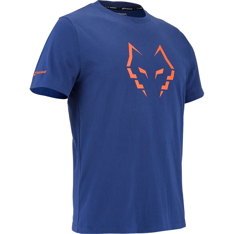 Babolat Men's Cotton Tee Lebron Blue Depths