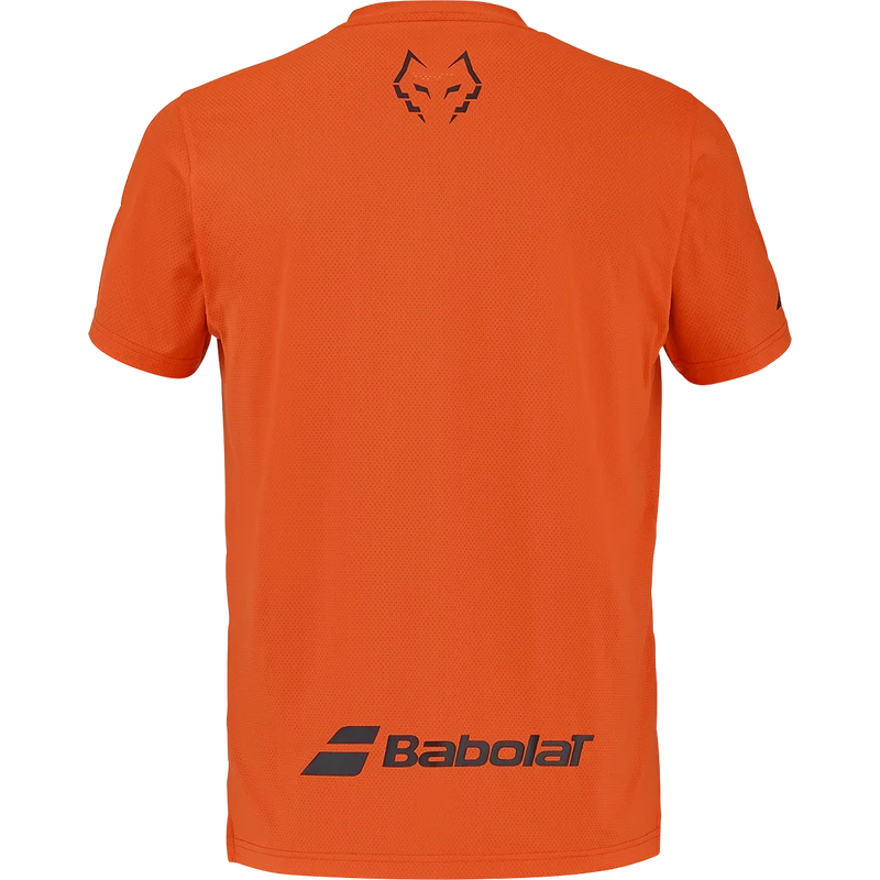 Babolat Men's Crew Neck Tee Lebron Red Orange