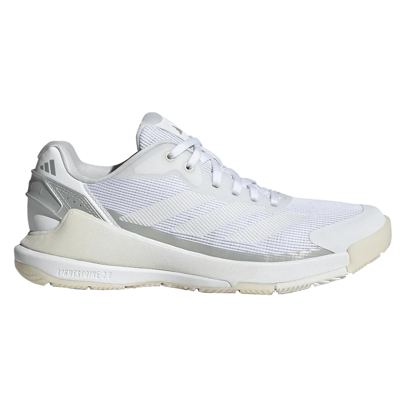 Adidas Women's Crazyquick LS Padel Shoes White Metallic