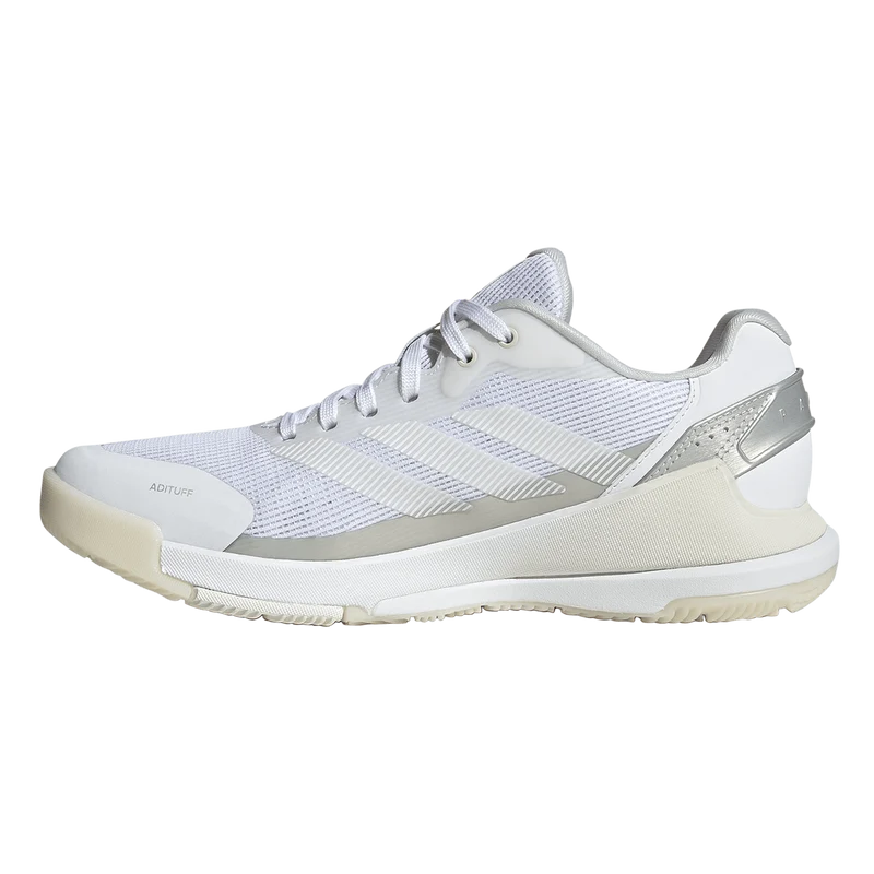 Adidas Women's Crazyquick LS Padel Shoes White Metallic