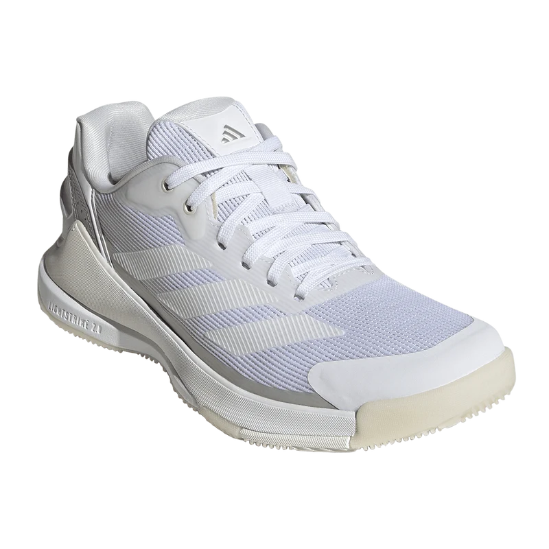Adidas Women's Crazyquick LS Padel Shoes White Metallic