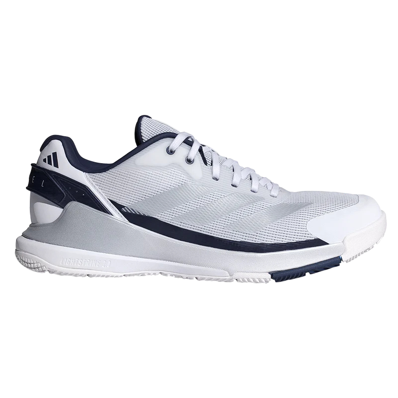 Adidas Men's Crazyquick LS Padel Shoes White Dark Blue