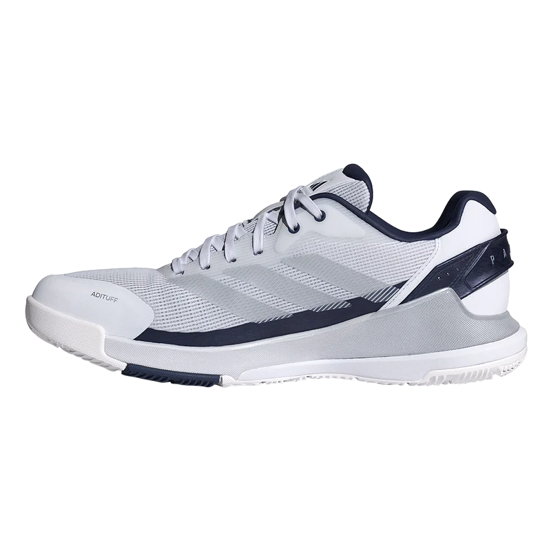 Adidas Men's Crazyquick LS Padel Shoes White Dark Blue