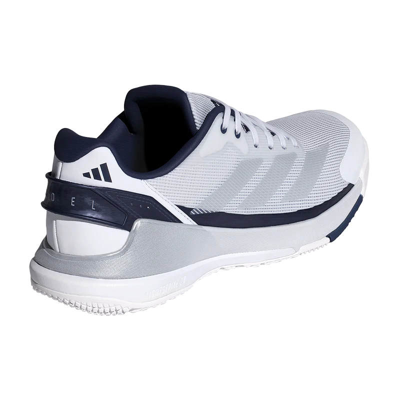 Adidas Men's Crazyquick LS Padel Shoes White Dark Blue