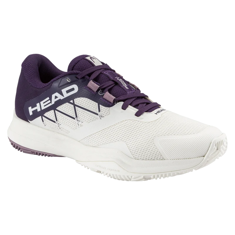 HEAD Women's Motion Team 1.5 Padel Shoes Chalk White Purple Night