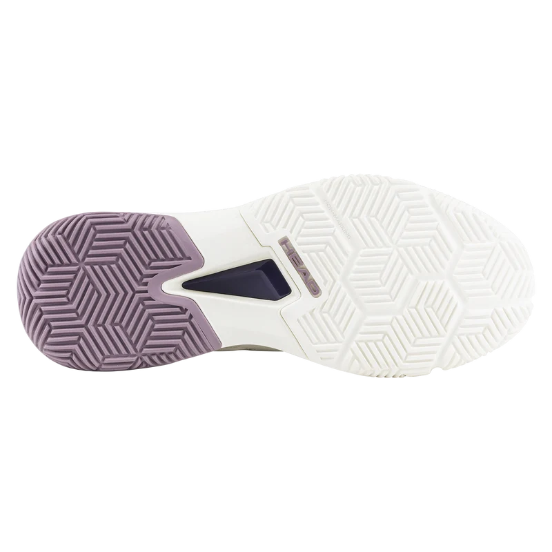 HEAD Women's Motion Team 1.5 Padel Shoes Chalk White Purple Night