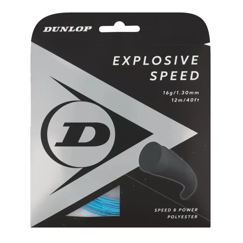 Dunlop Explosive Speed 1.30mm Tennis String Set Blue