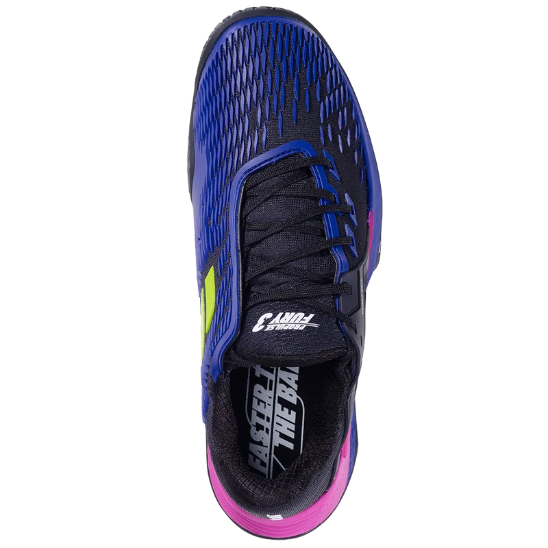 Babolat Men's Propulse Fury 3 Tennis Shoes Black Dark Blue