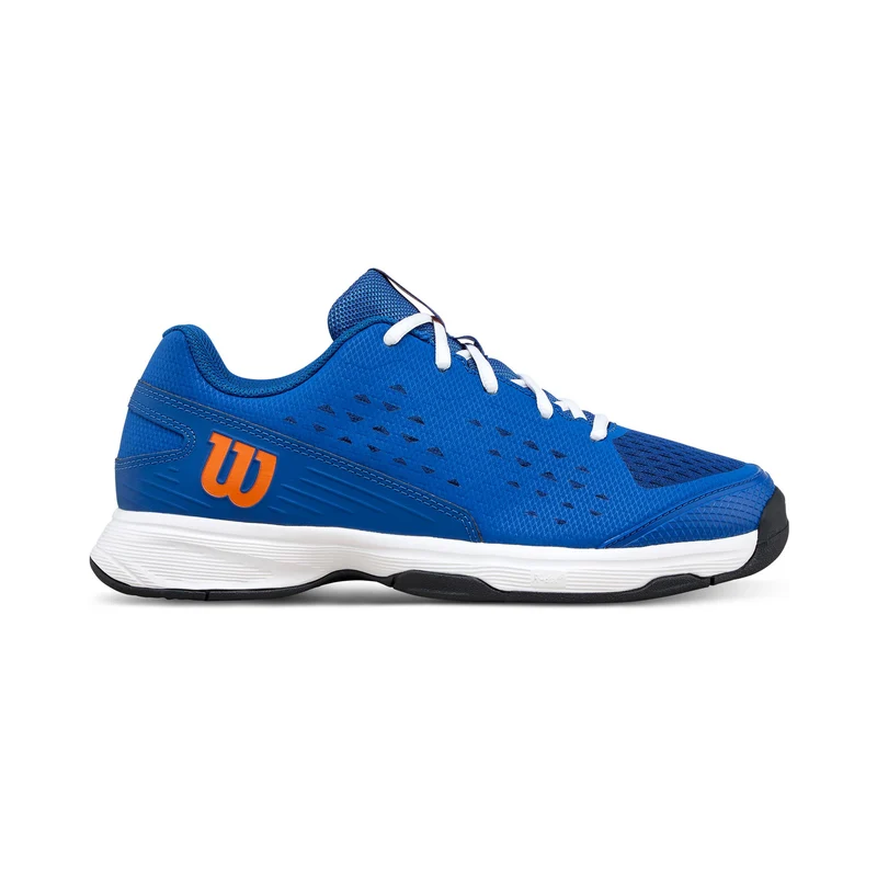 Rush Pro Jr Allcourtschuh Kinder-blau, orange