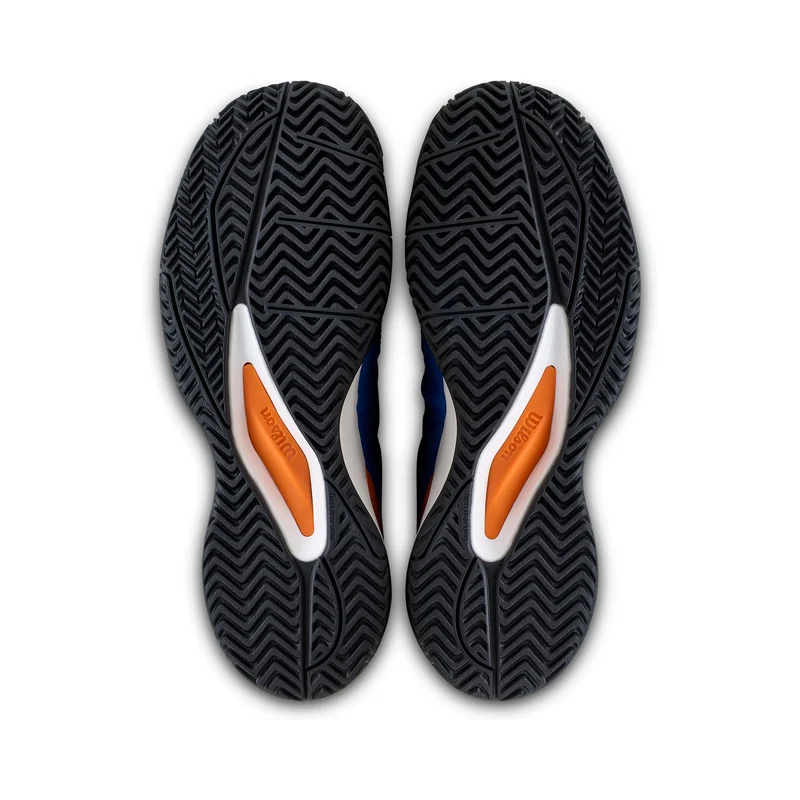 Rush Pro Ace Jr Allcourtschuh Kinder-blau, orange