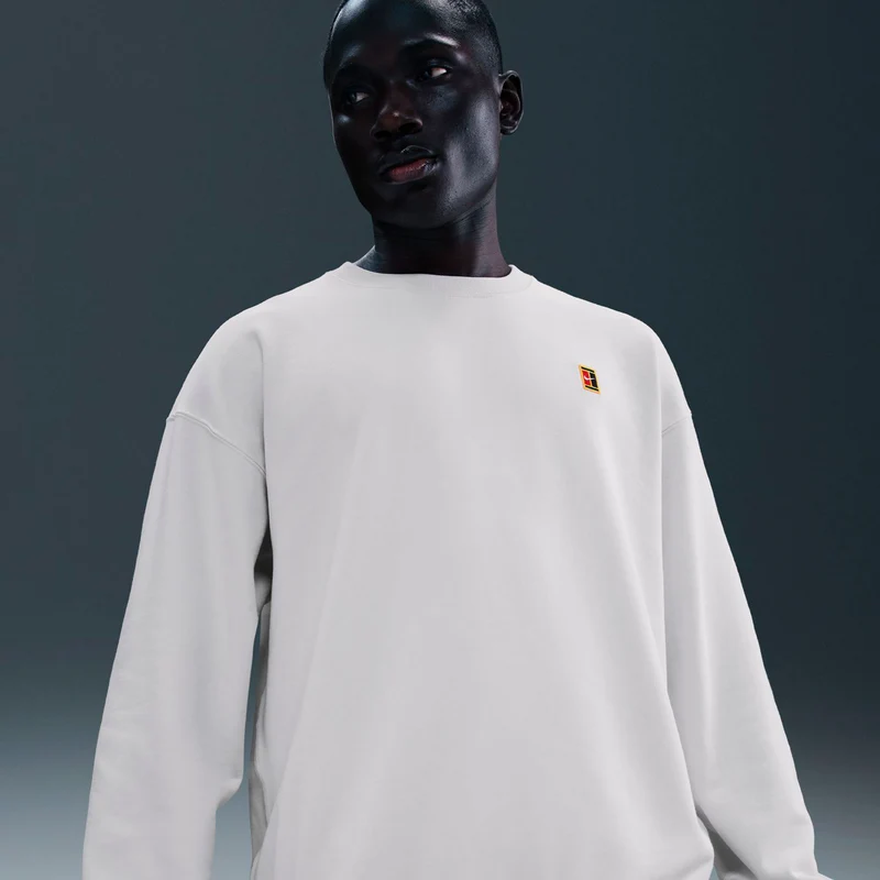 Court Crew Sweatshirt Herren-creme