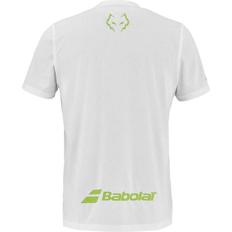 Babolat Men's Crew Neck Tee Lebron White