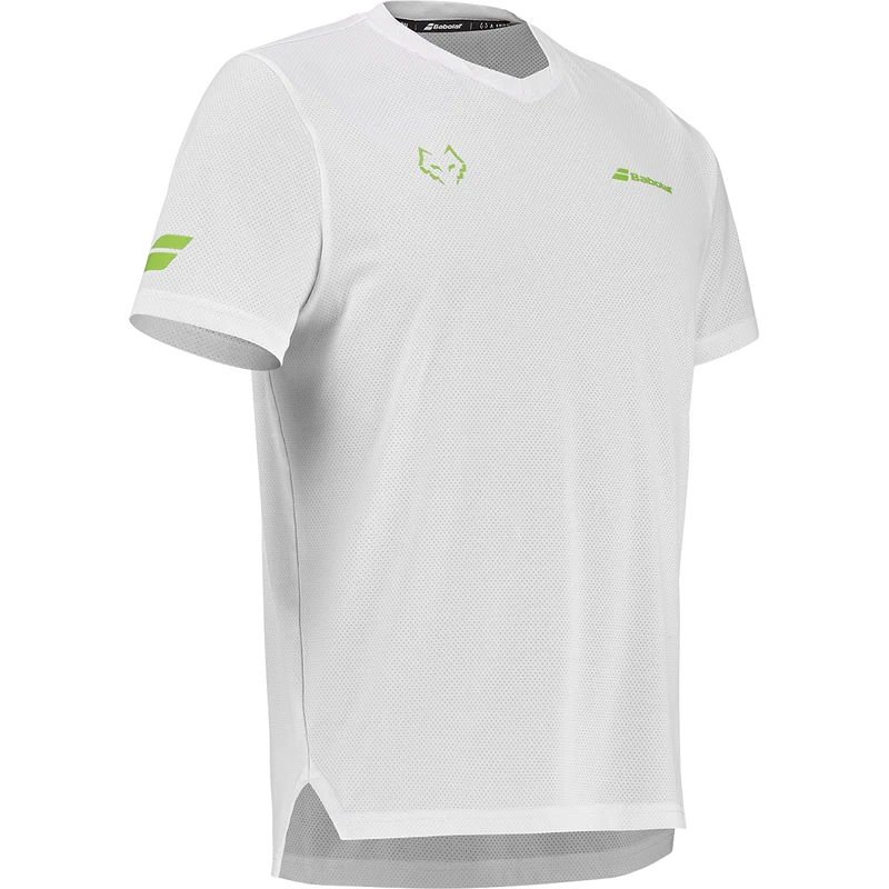 Babolat Men's Crew Neck Tee Lebron White