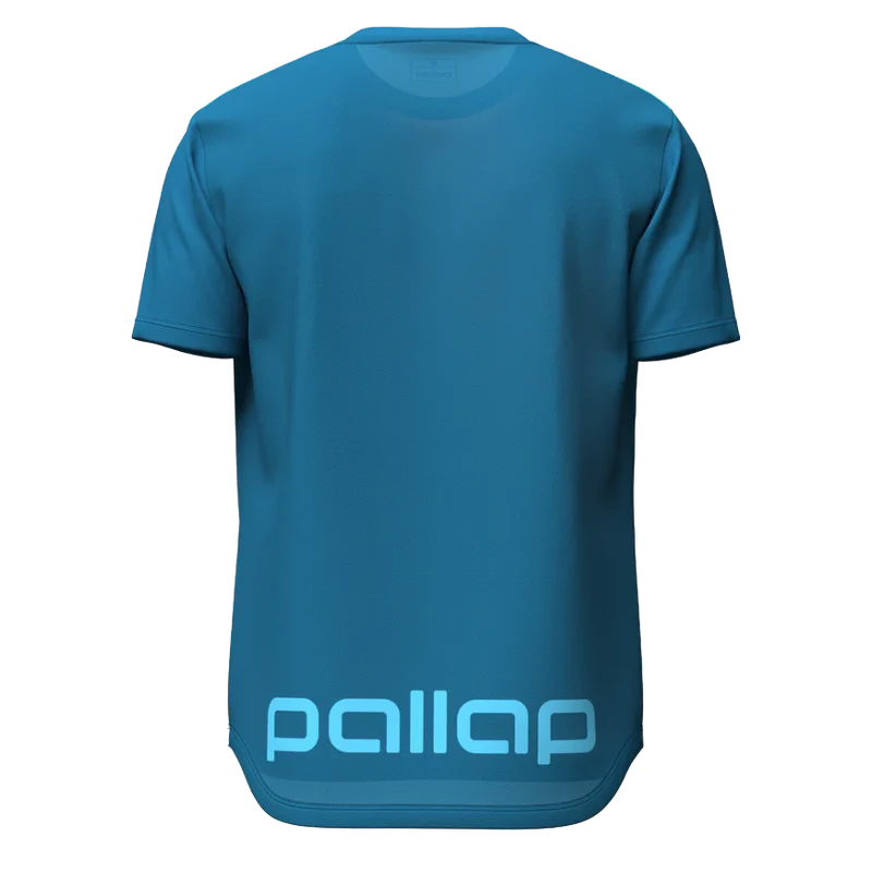Pallap Men's Tech T-Shirt Petrol Blue