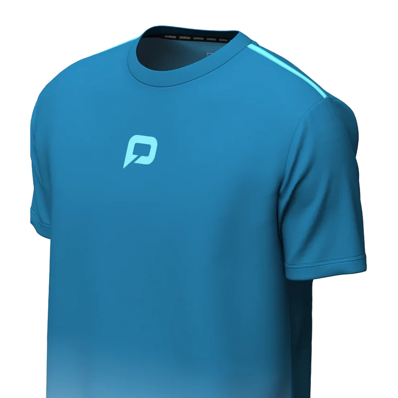 Pallap Men's Tech T-Shirt Petrol Blue